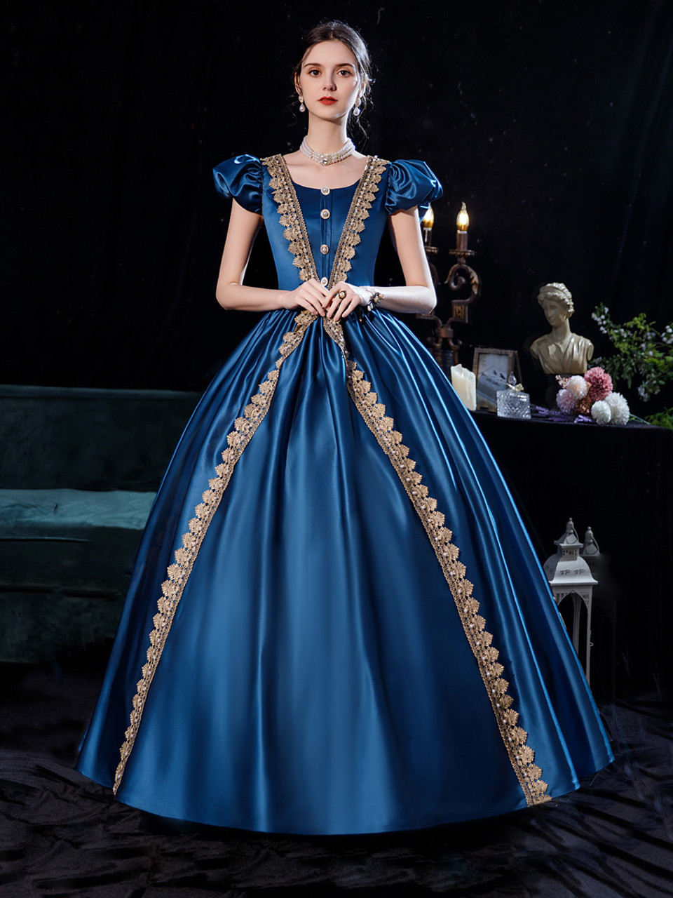 Royal Blue Masquerade Dresses